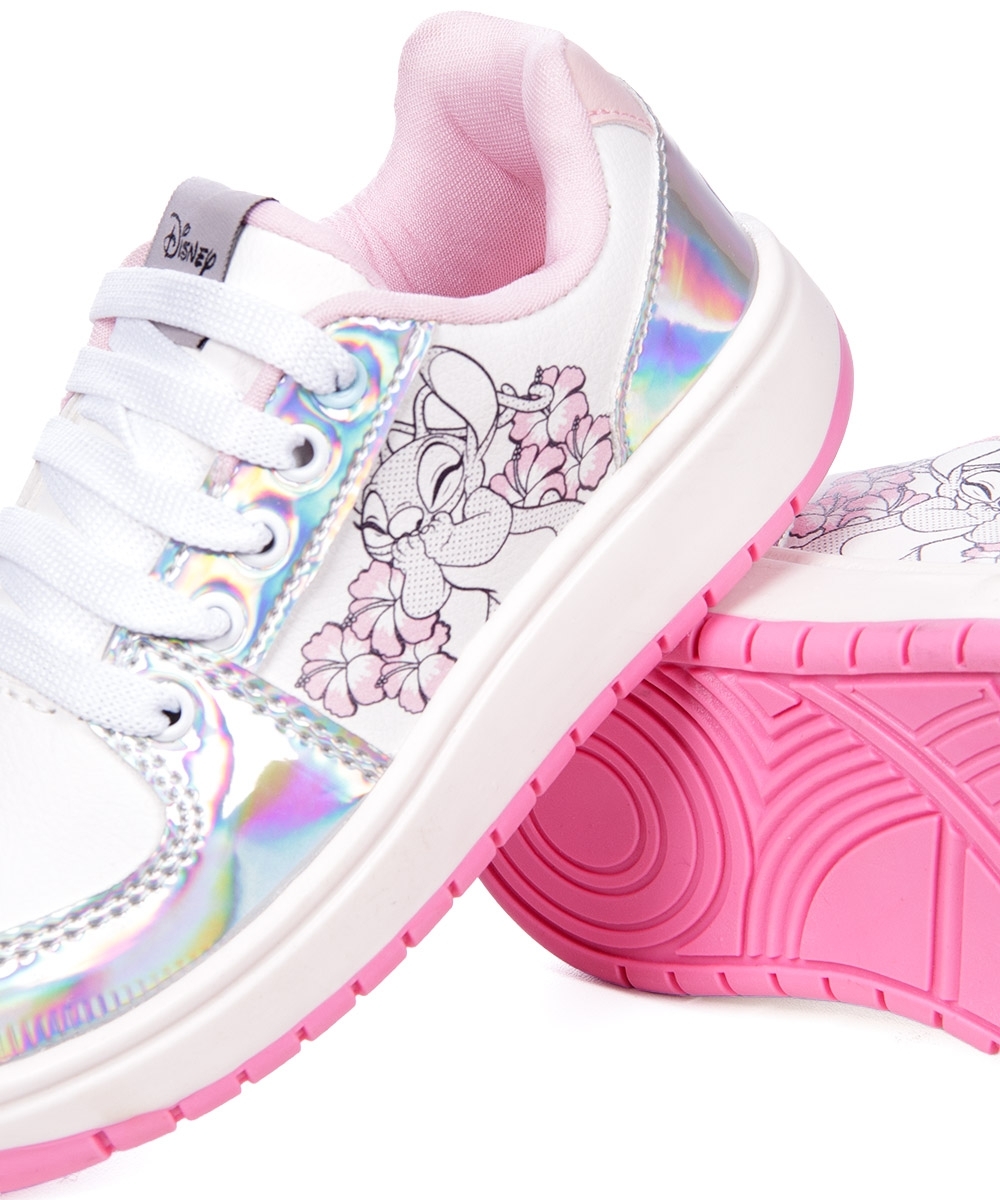 Tênis Infantil Disney Angel Casual Branco