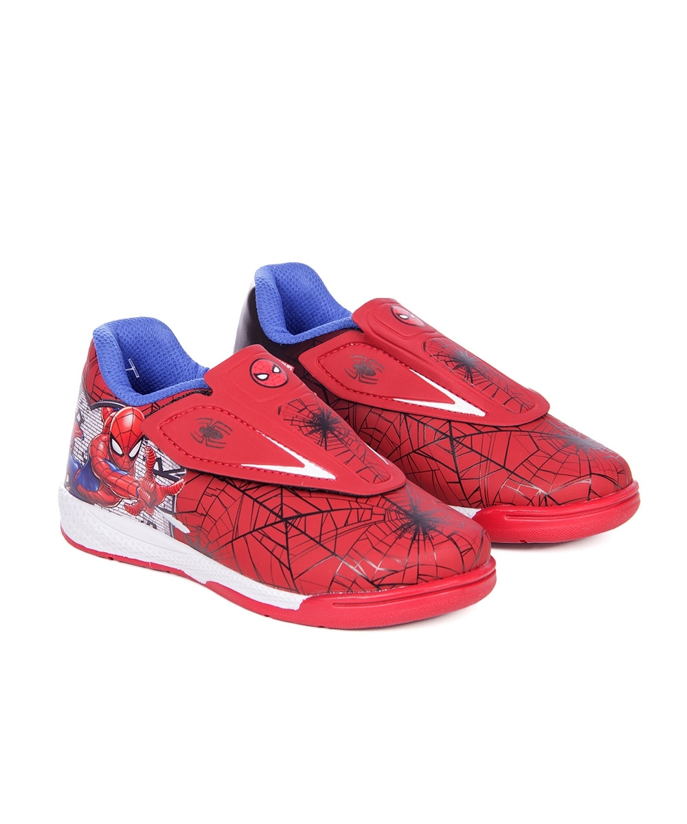 Chuteira Futsal Homem Aranha Infantil Vermelho