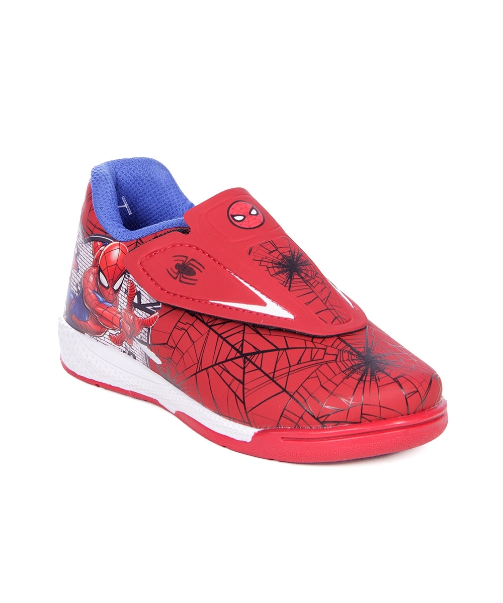 Chuteira Futsal Homem Aranha Infantil Vermelho