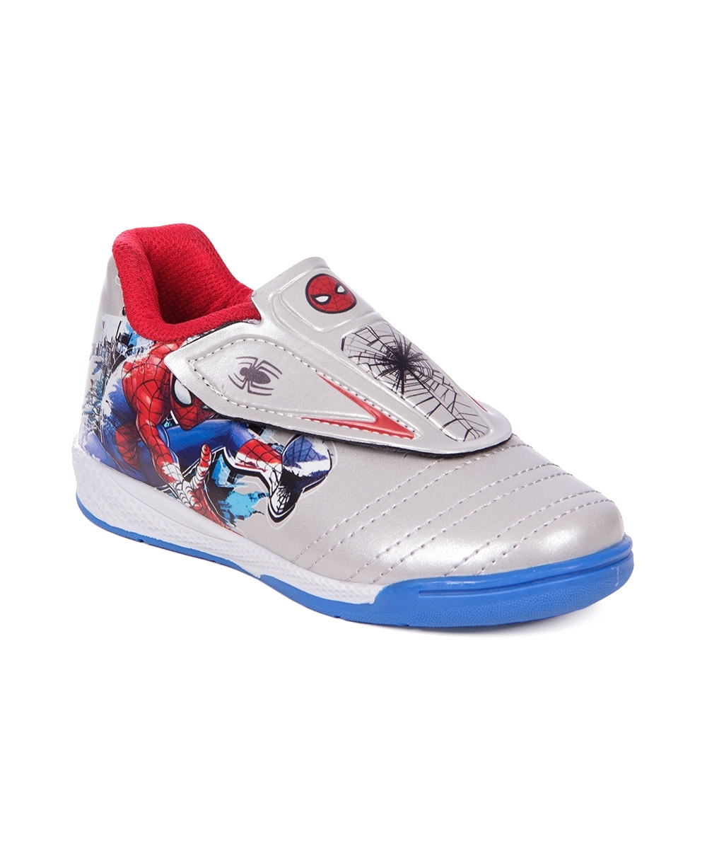 Chuteira Infantil Futsal Spider Man Prata