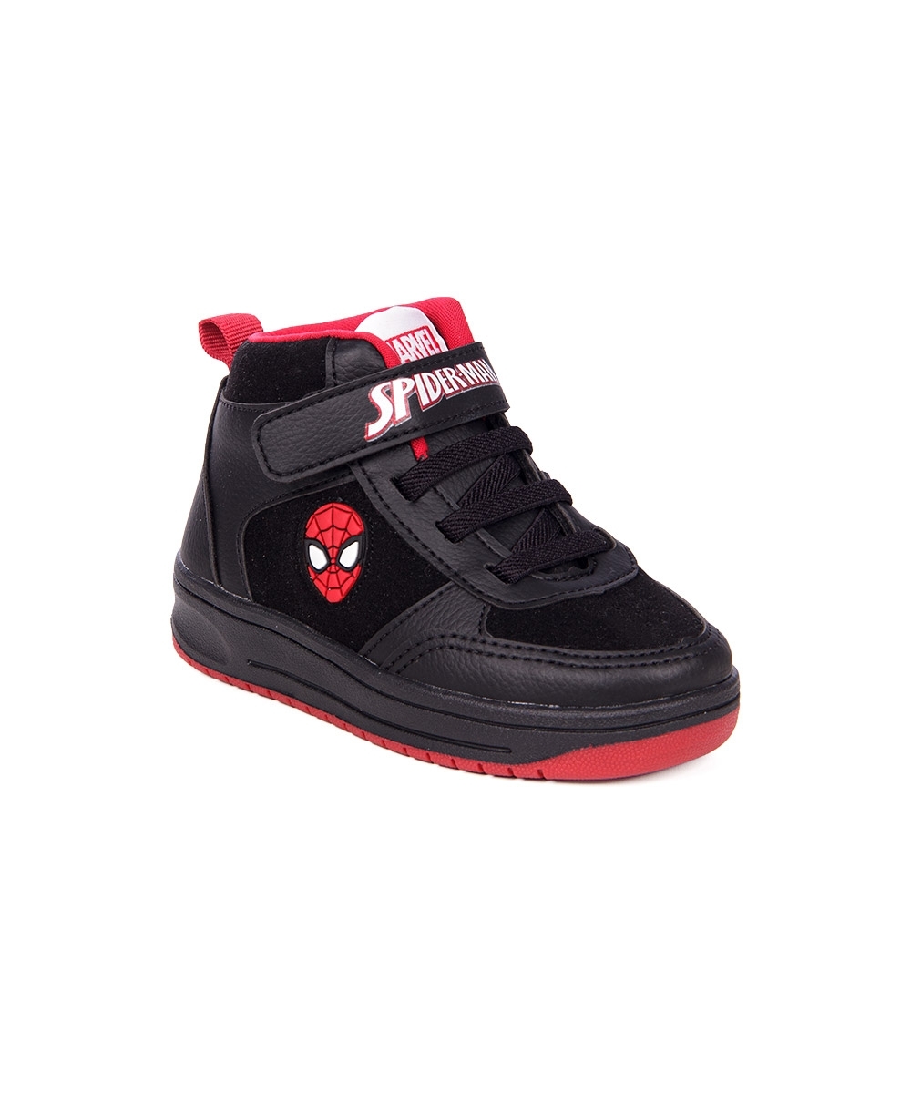 Tênis Infantil Spider Man Cano Alto Preto