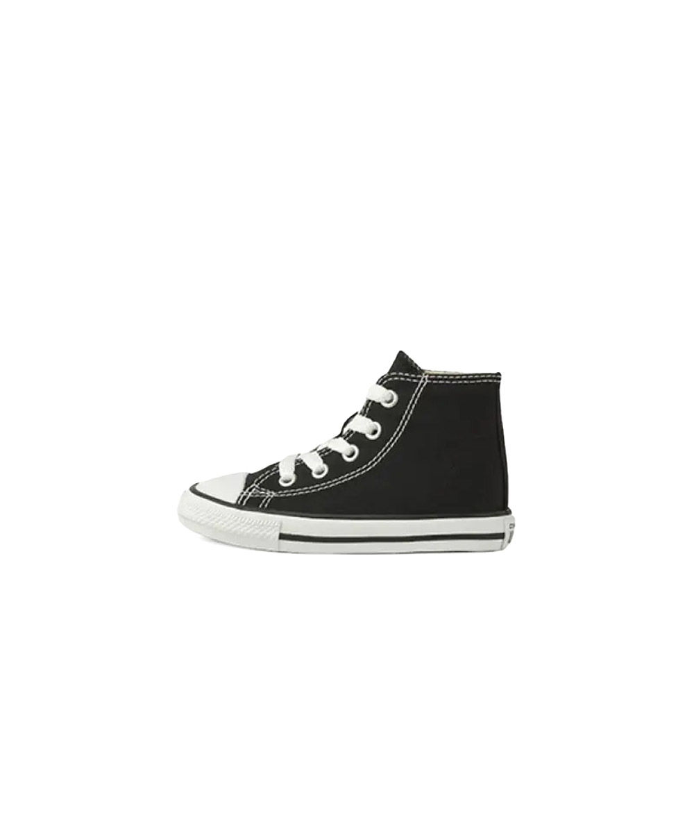Tênis Infantil All Star Canvas Cano Alto Preto
