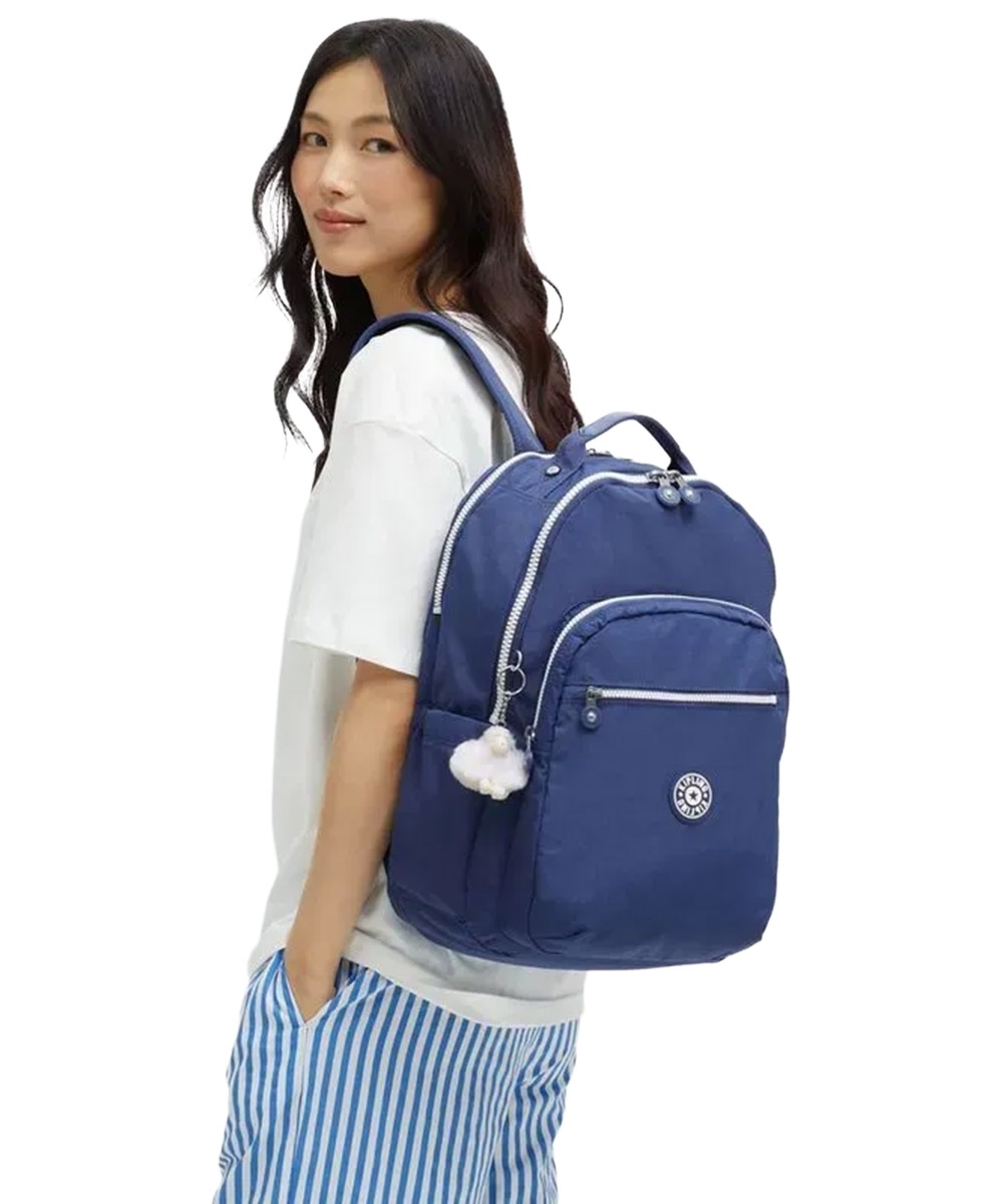 Mochila Kipling Seoul Lap Casual Blue Azul