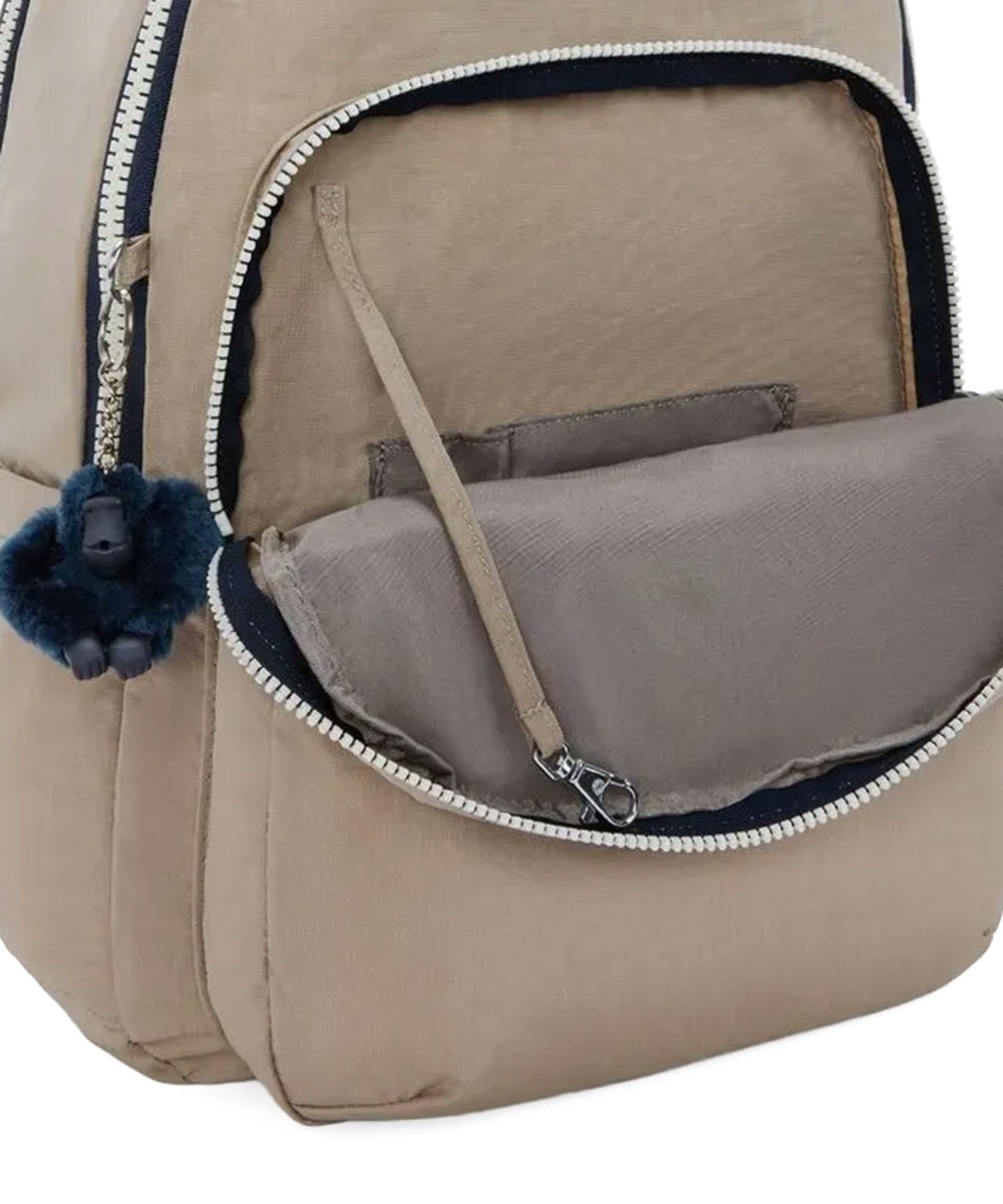 Mochila Kipling Seoul Lap Soft Taupe C Taupy