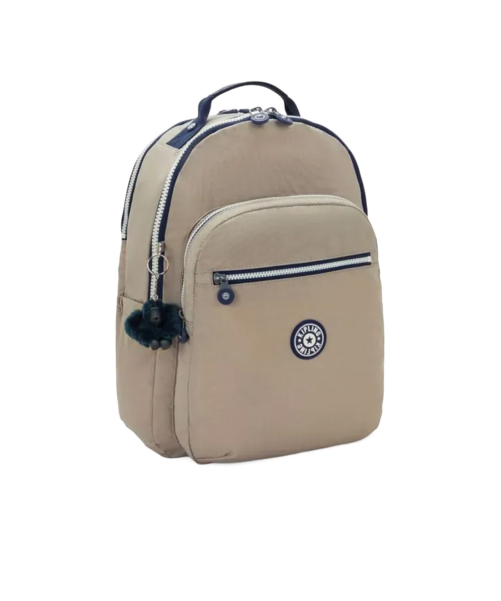 Mochila Kipling Seoul Lap Soft Taupe C Taupy