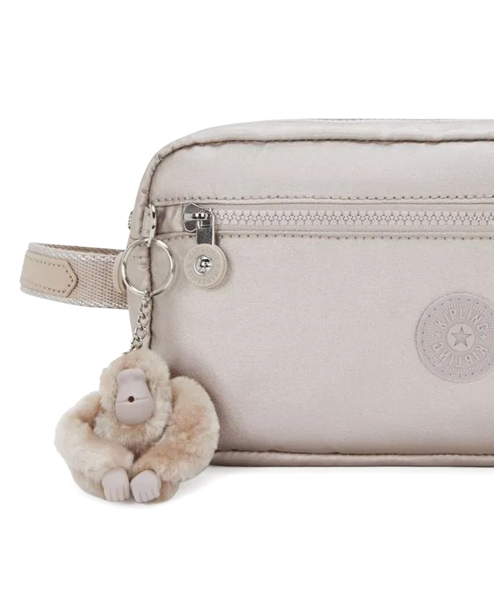 Nécessaire Kipling Agot Metallic Glow Bege