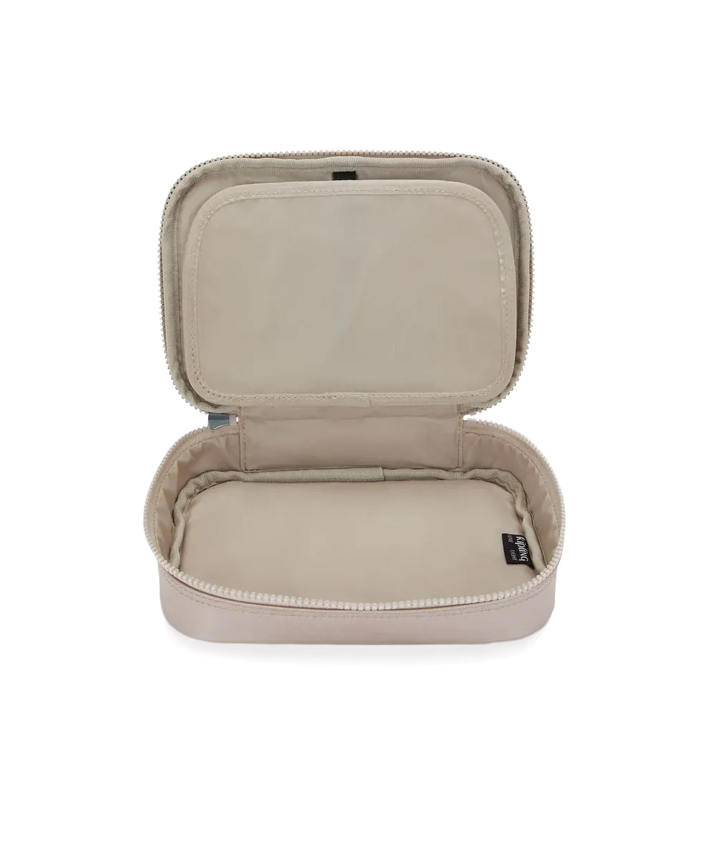 Estojo Kipling 100 Pens Metallic Glow Bege