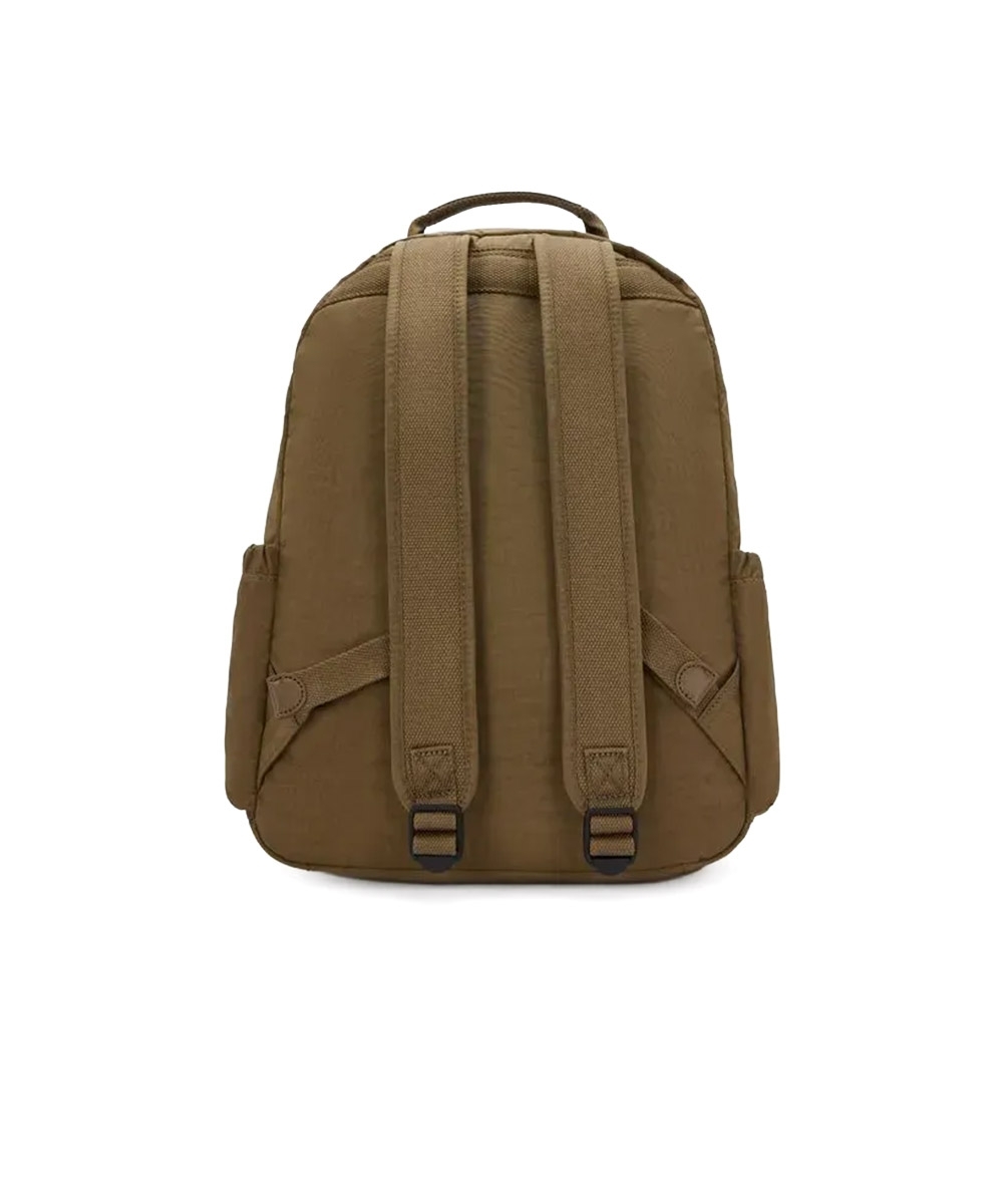 Mochila Kipling Seoul Smooth Khaki Marrom