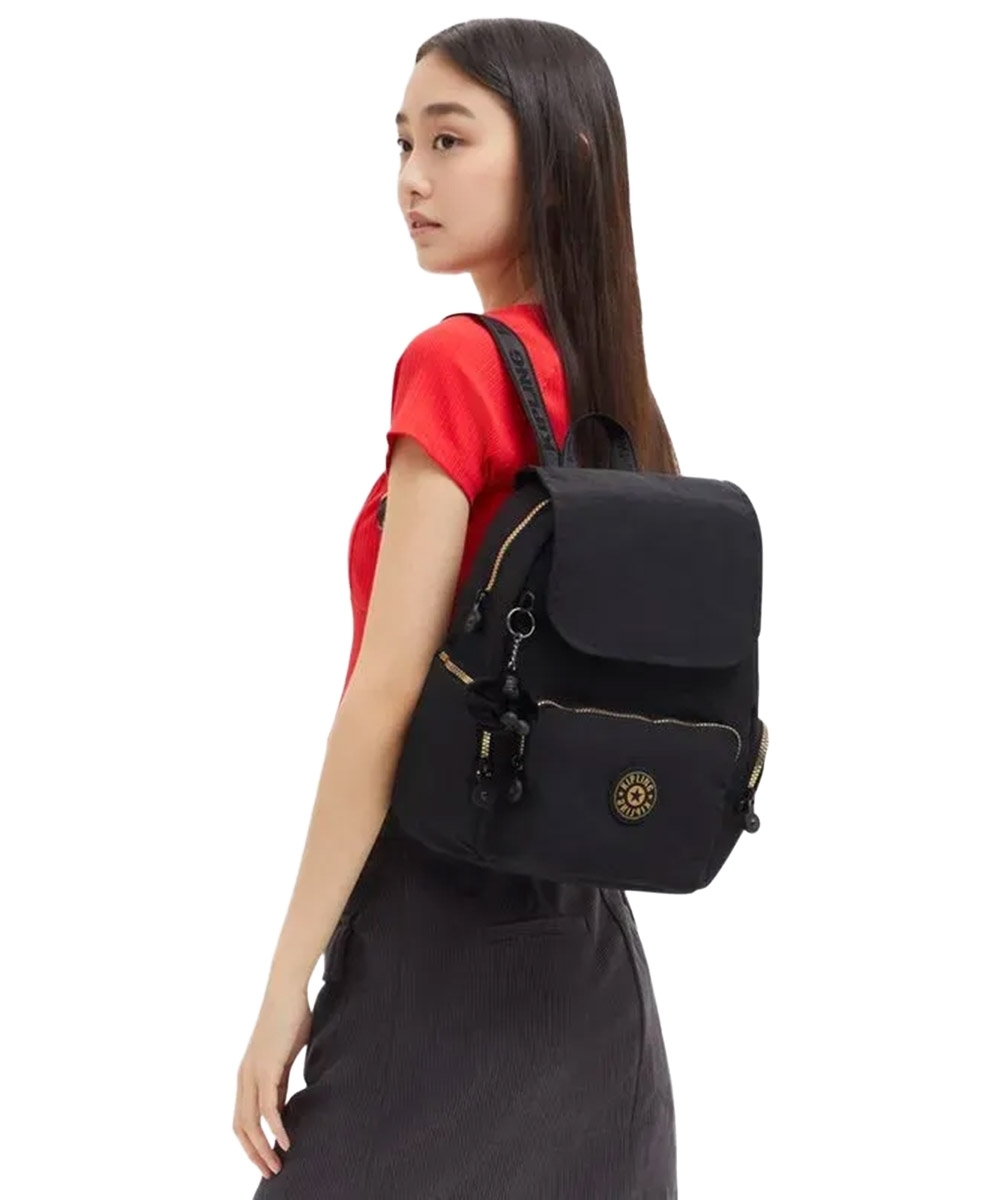 Mochila Kipling City Zip S Preto