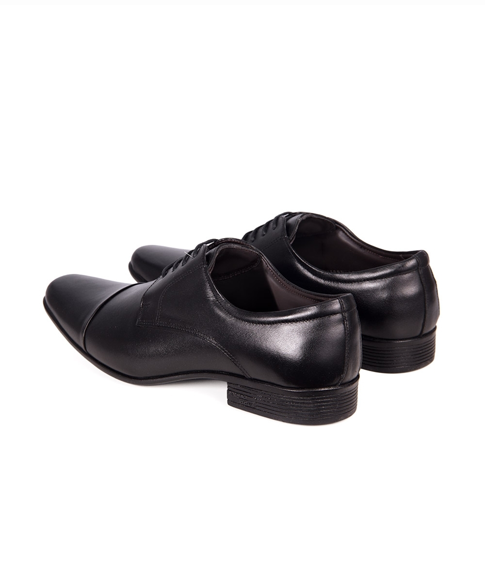 Sapato Masculino Jota Pe Social Couro Preto/preto