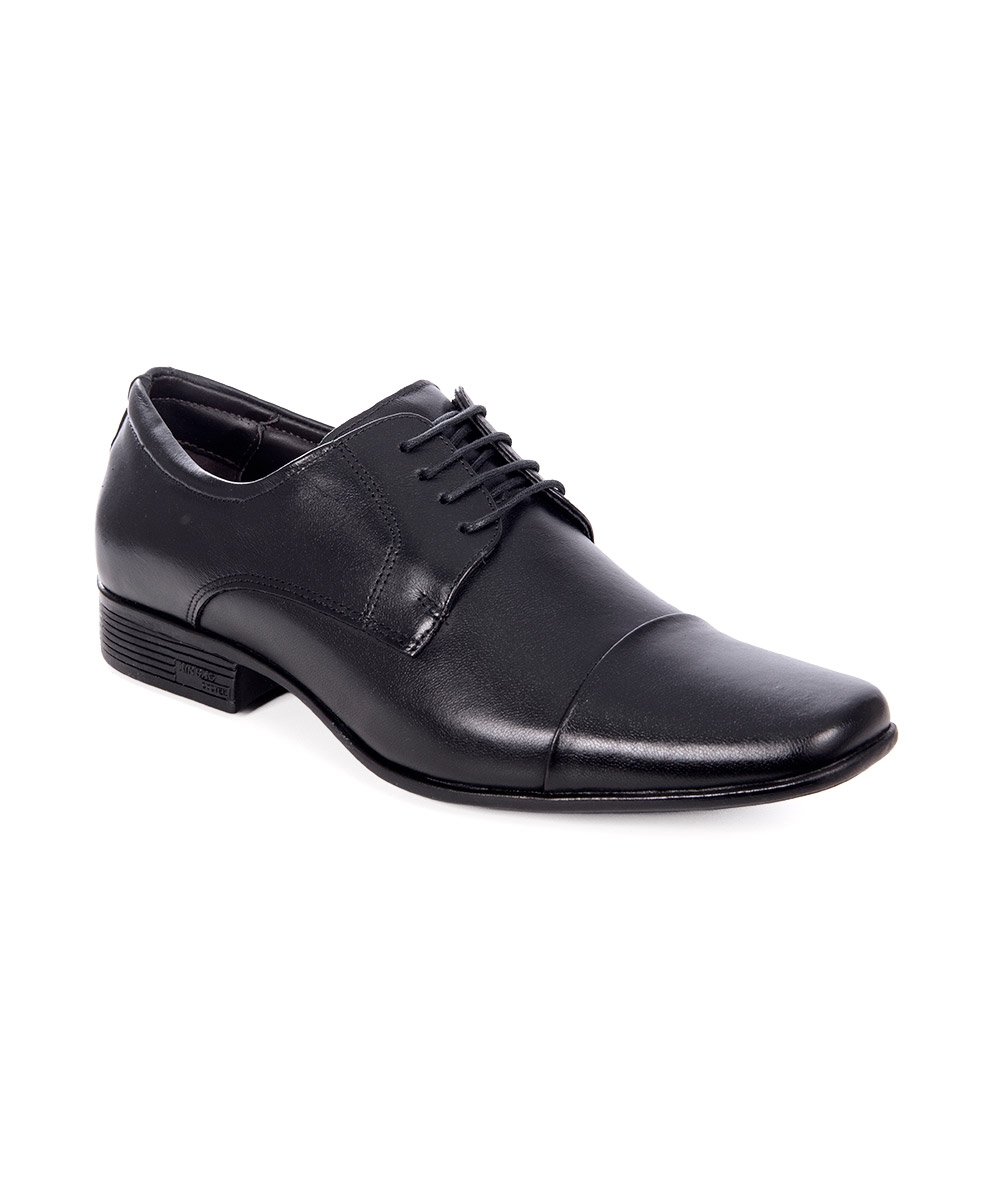 Sapato Masculino Jota Pe Social Couro Preto/preto