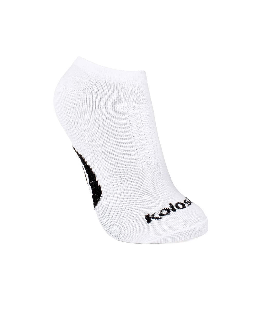 Meia Cano Invisível Kolosh 3 Pares Branco