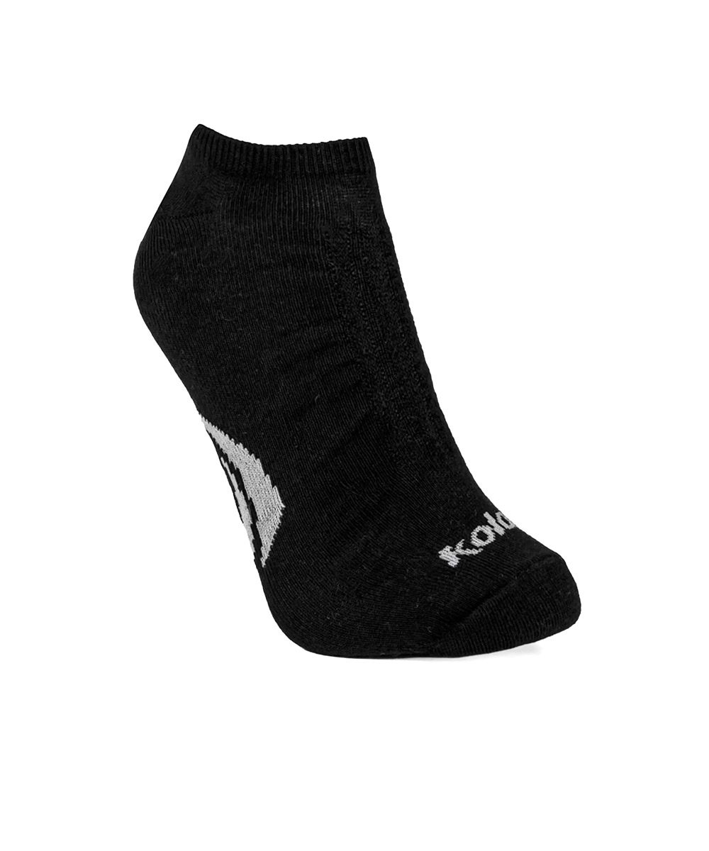 Meia Cano Invisível Kolosh 3 Pares Preto