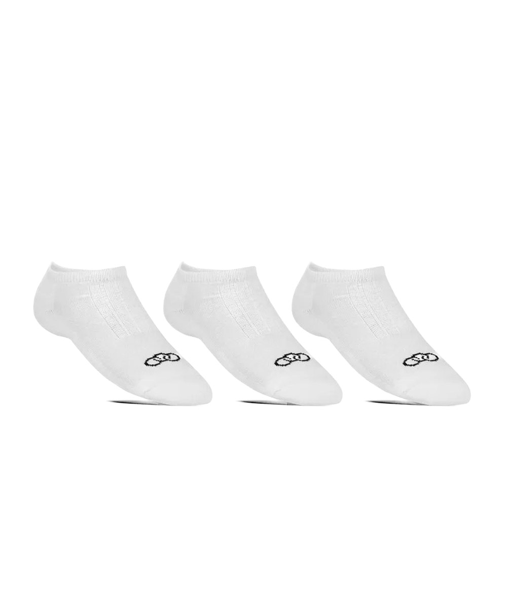 Meia Cano Invisível Olympikus 3 Pares Branco