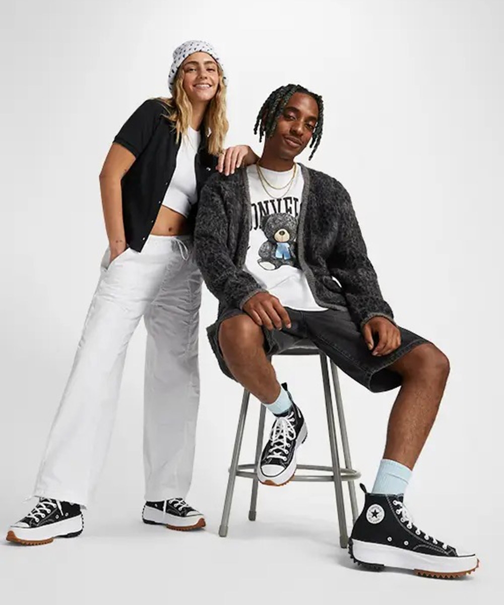 Tênis Cano Alto Converse Run Star Hike Preto