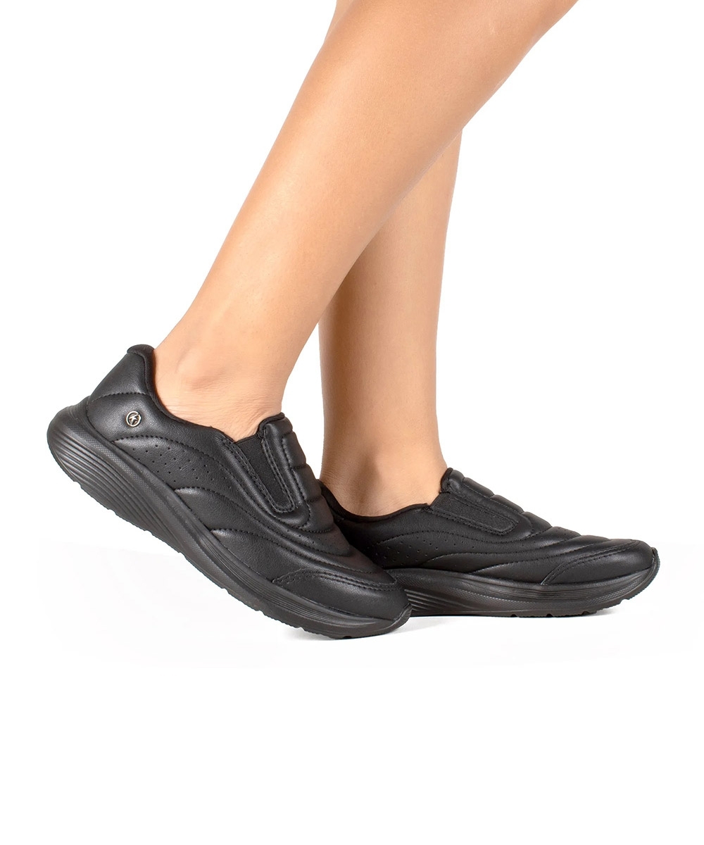 Tênis Slip On Kolosh Feminino Preto