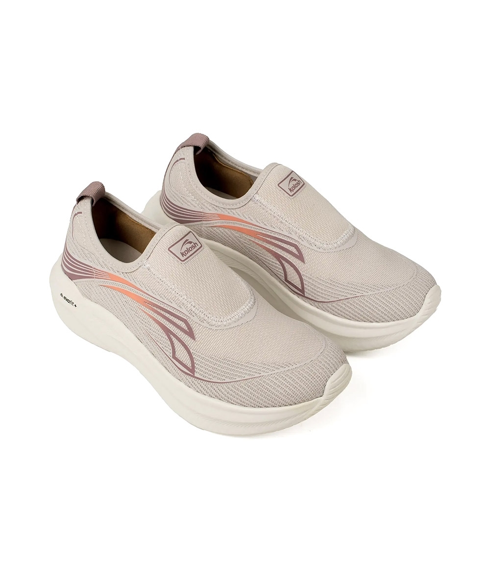 Tênis Feminino Kolosh Esportivo Slip On Cinza
