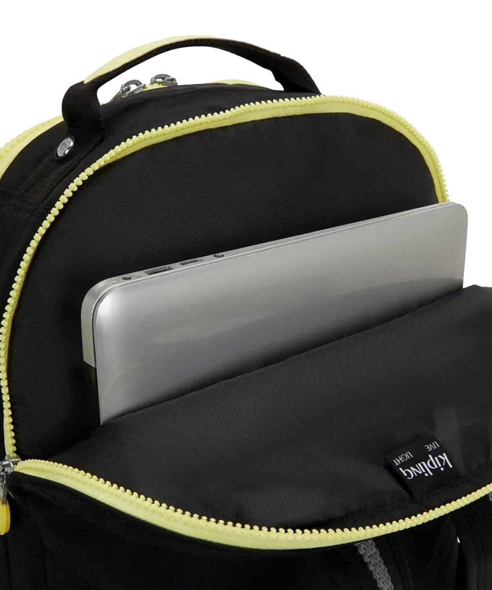 Mochila Kipling Seoul Lap Pocket Black Pocket Bl Preto