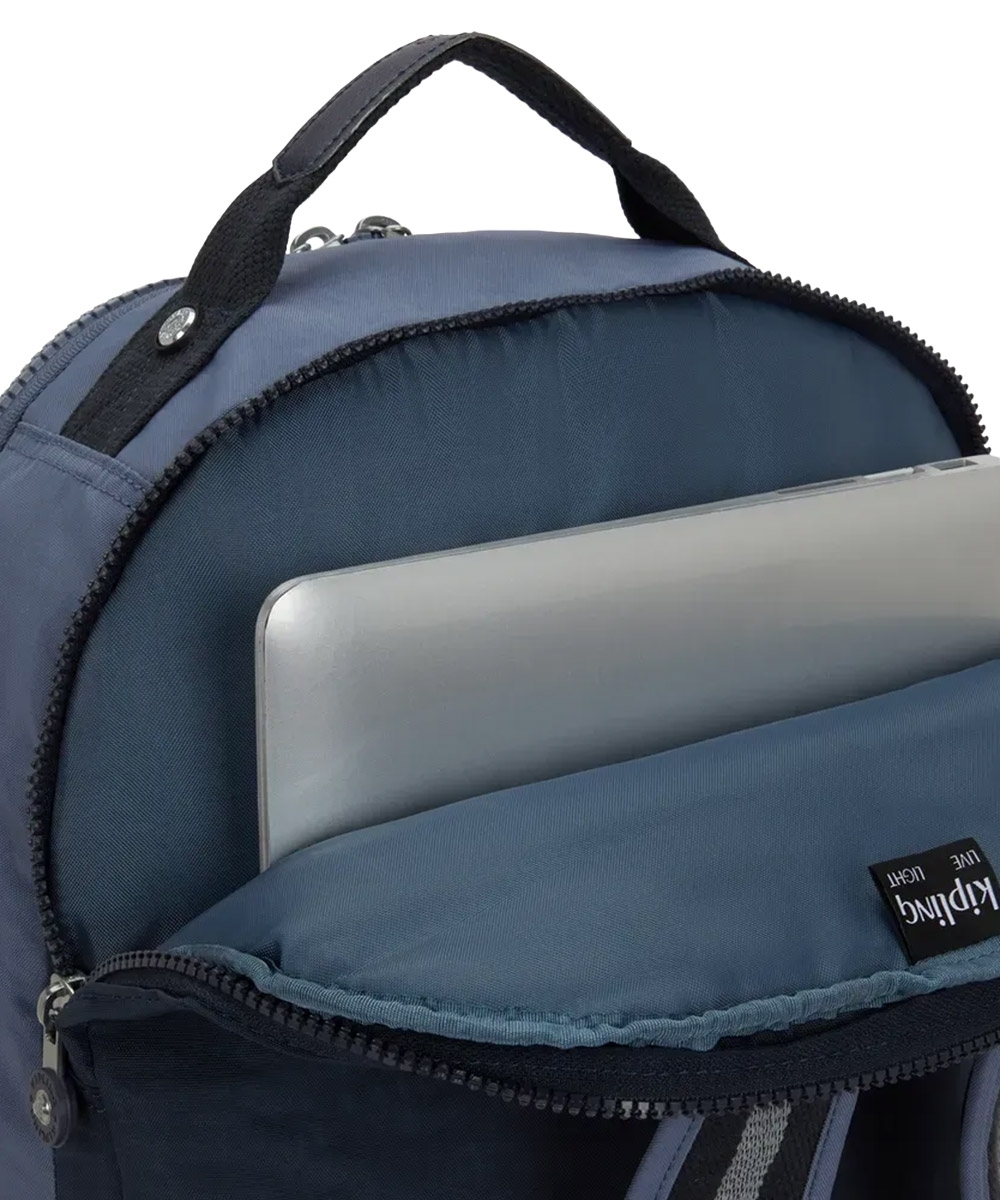 Mochila Kipling Seoul Lap Marinho