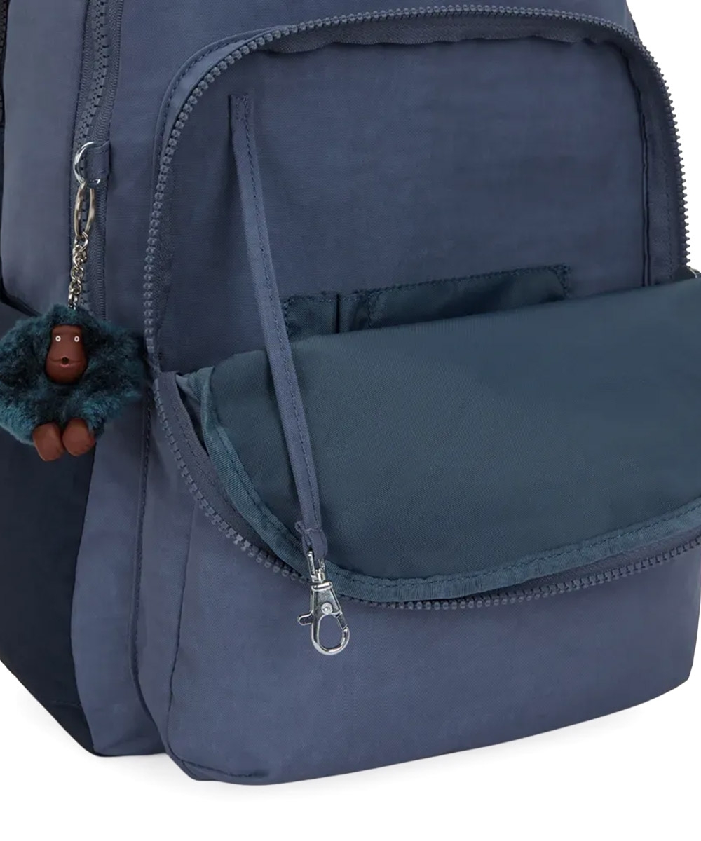 Mochila Kipling Seoul Lap Marinho