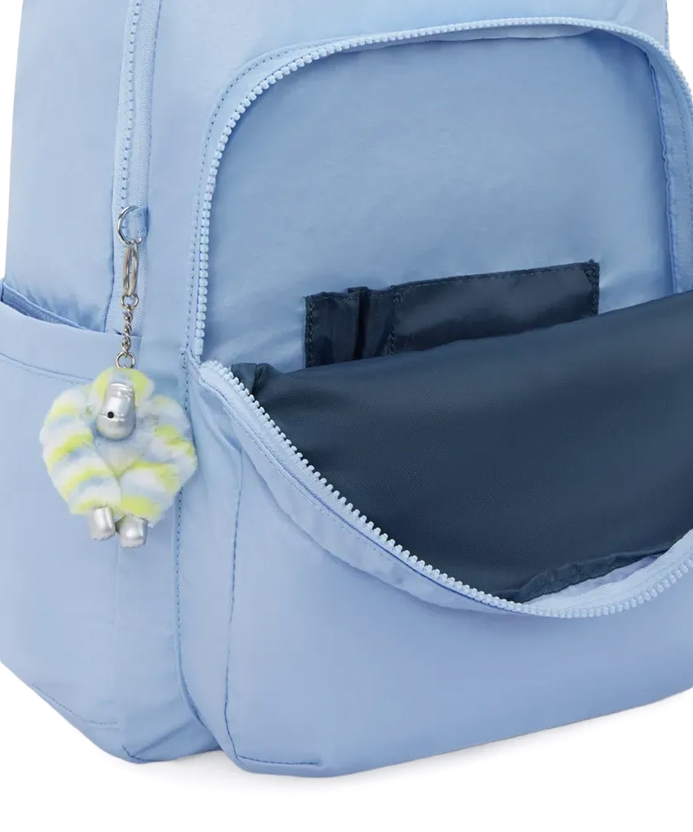Mochila Kipling Seoul Clear Sky Met Azul Claro