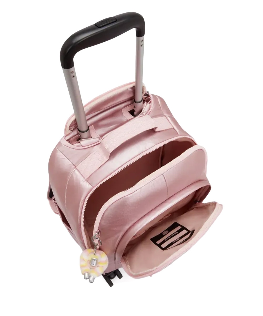Mochila Kipling New Zea Bronze Pink Met Rosa