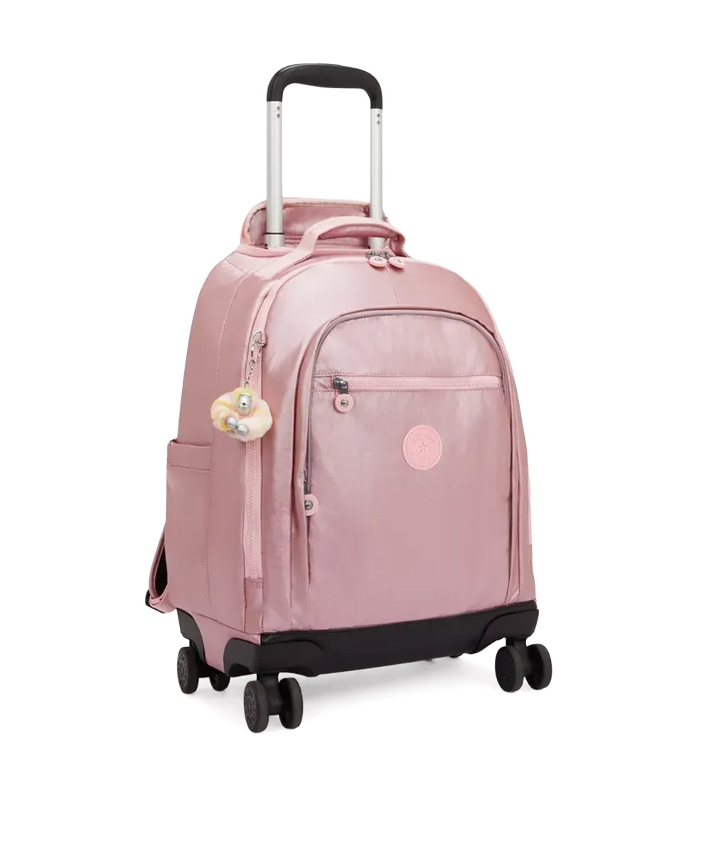 Mochila Kipling New Zea Bronze Pink Met Rosa