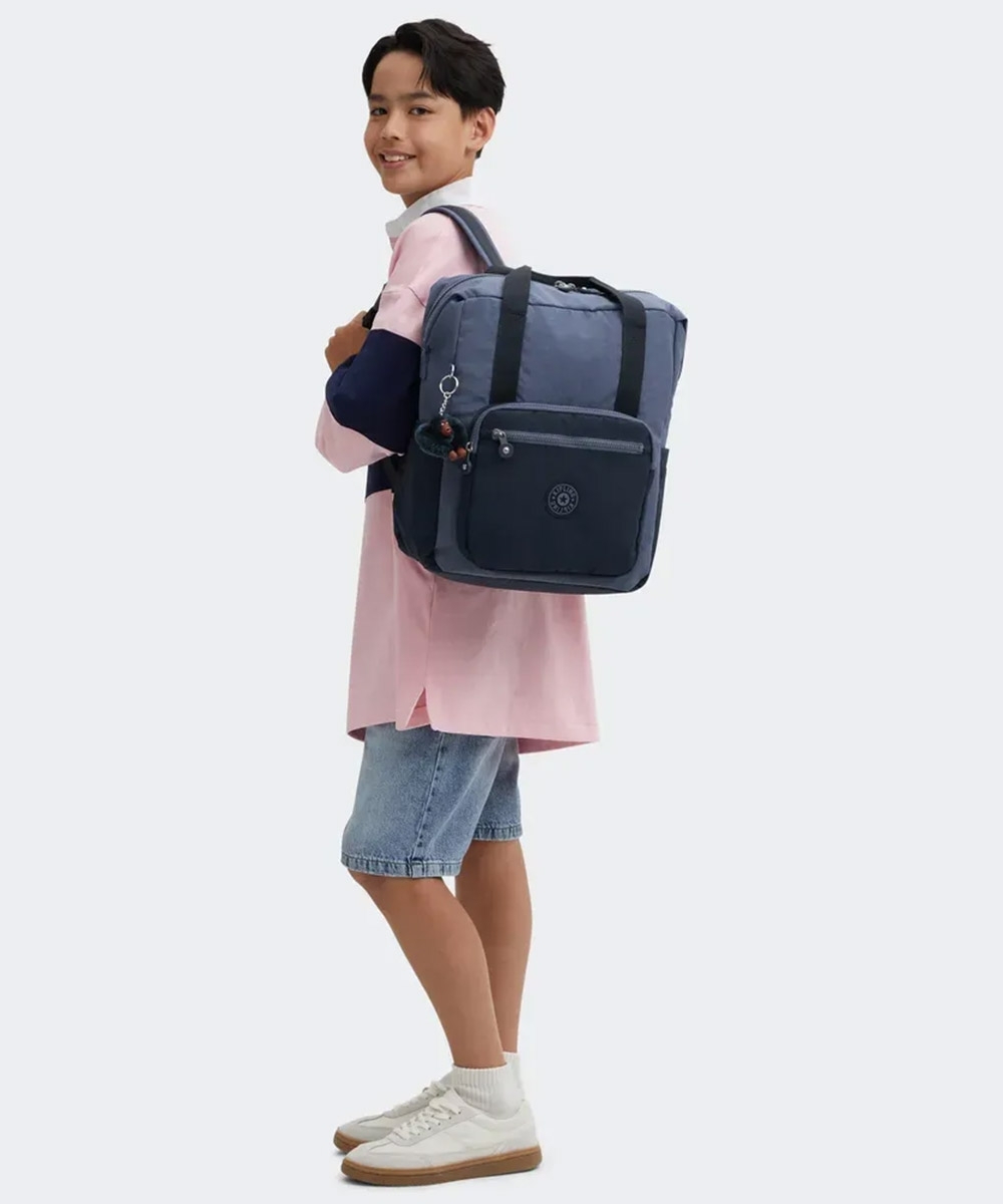 Mochila Kipling Buddy Game Grey Marinho