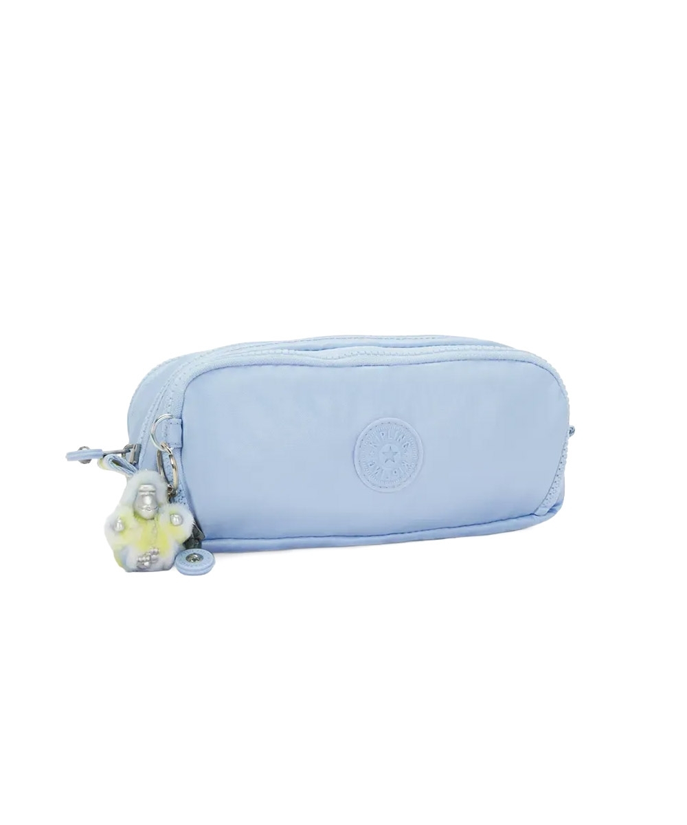 Estojo Kipling Gitroy Clear Sky Met Azul Claro