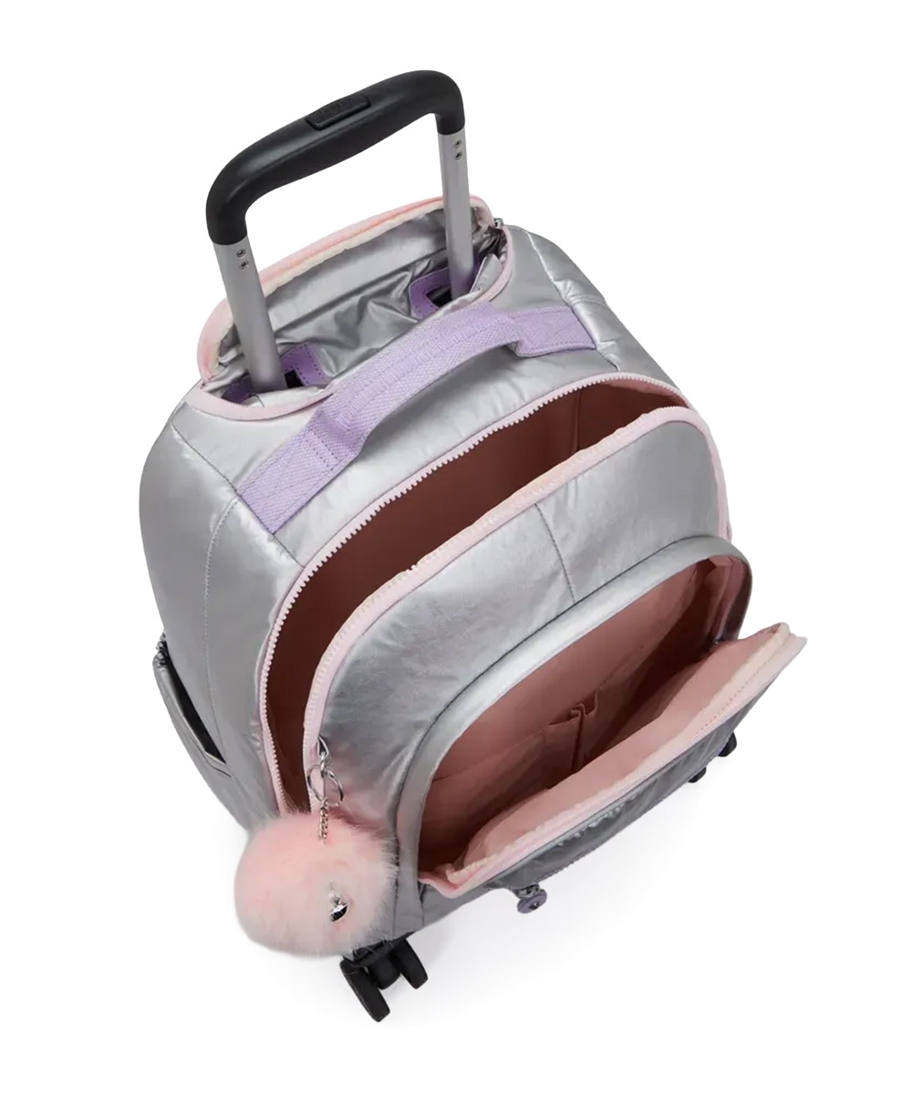 Mochila Kipling New Zea Silver Glow Met Prata