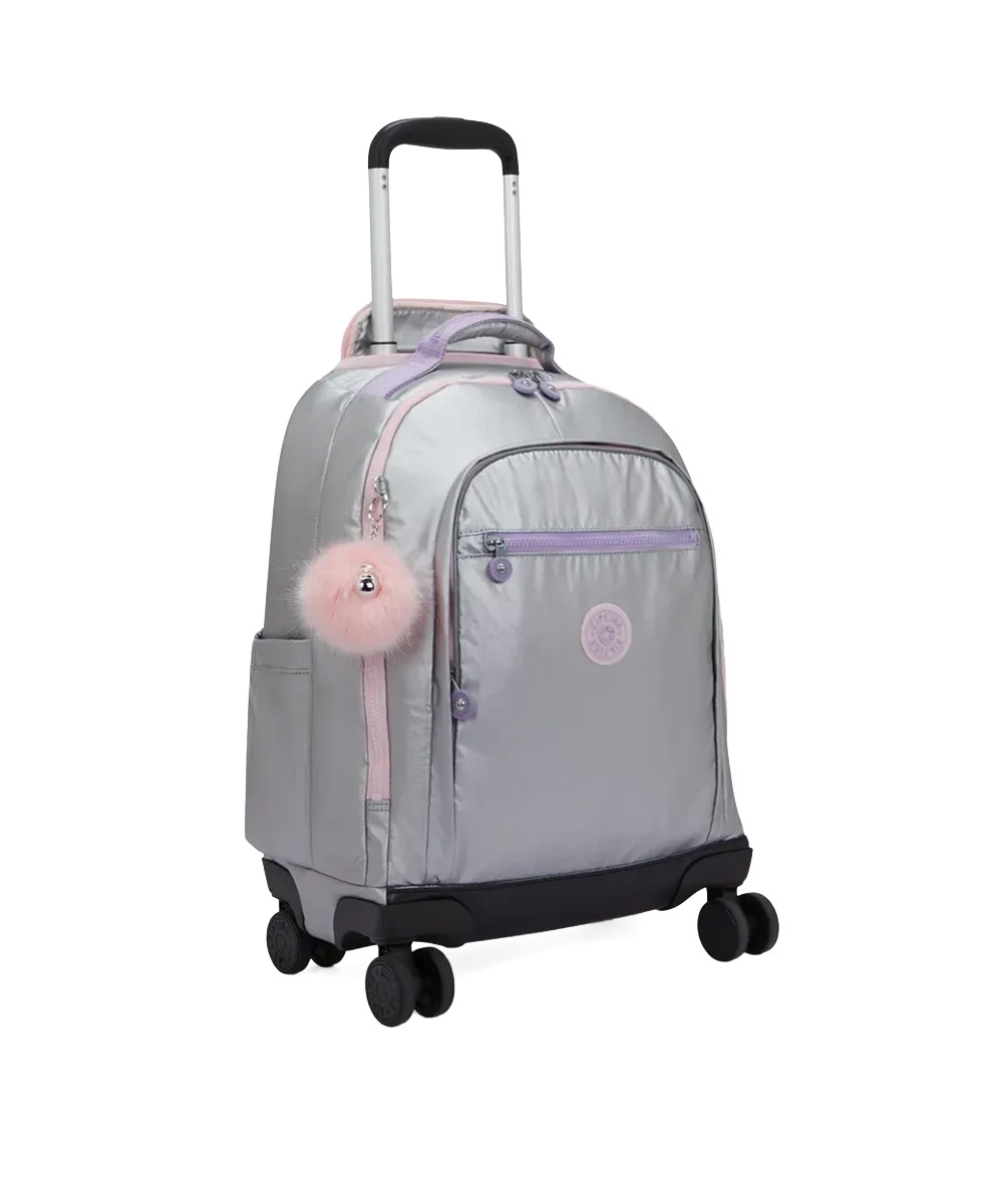 Mochila Kipling New Zea Silver Glow Met Prata