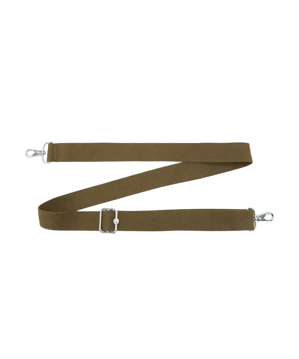 Bolsa Kipling Asseni S Smooth Khaki Marrom
