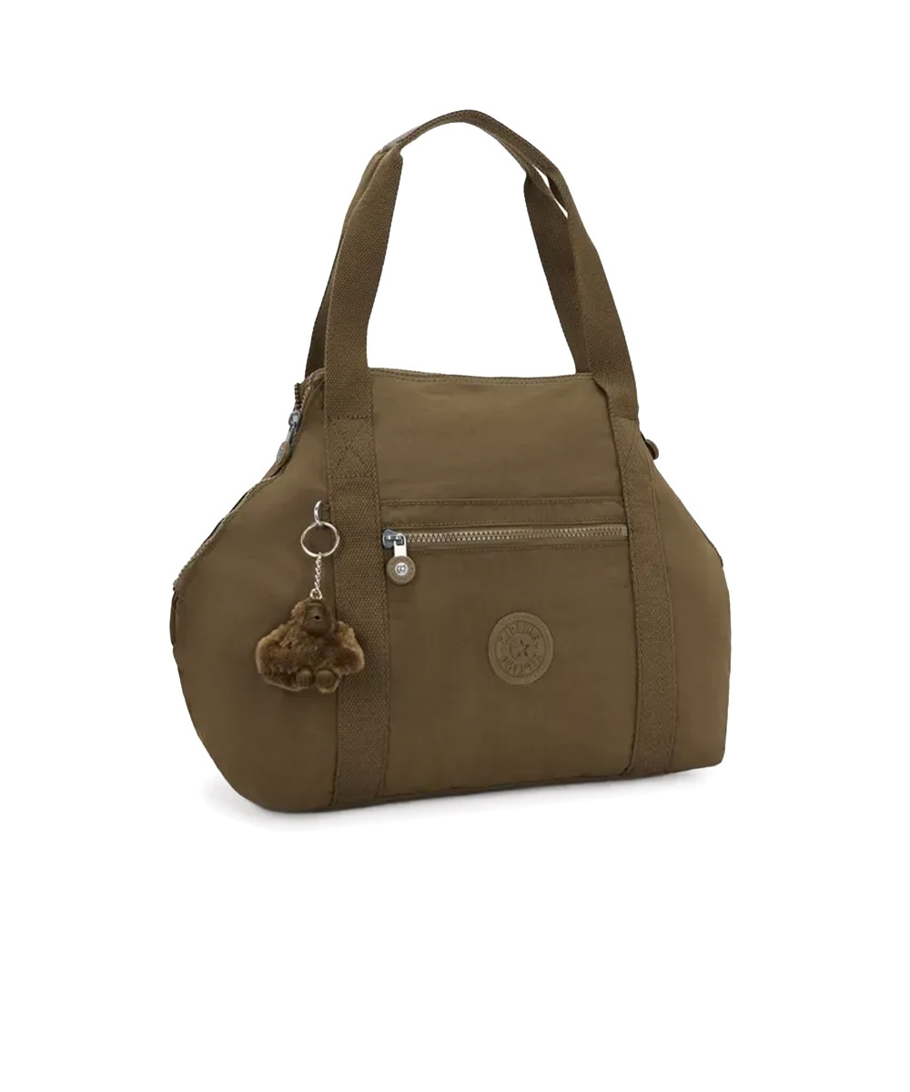 Bolsa Kipling Art Smooth Khaki Marrom