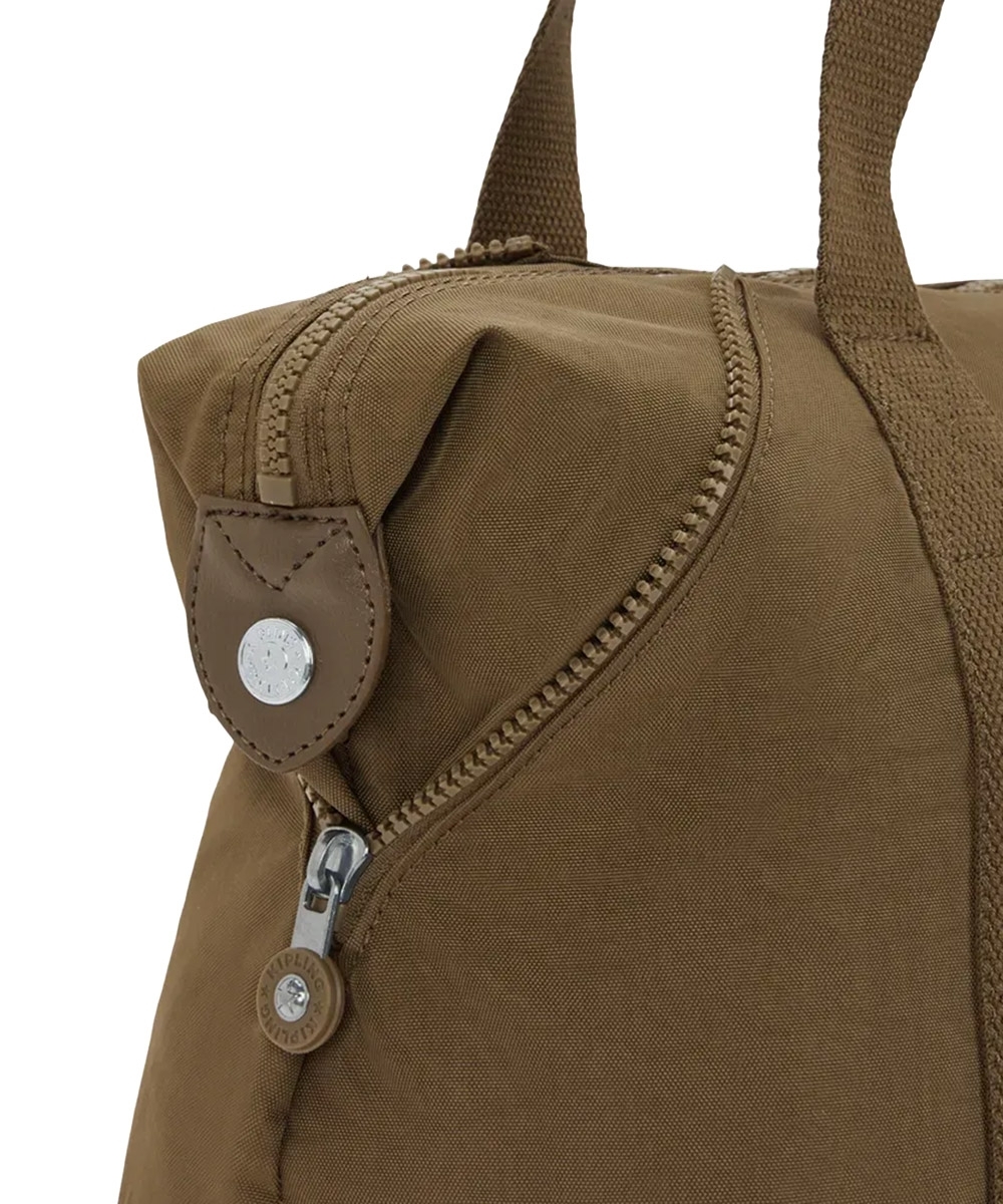 Bolsa Kipling Art Smooth Khaki Marrom