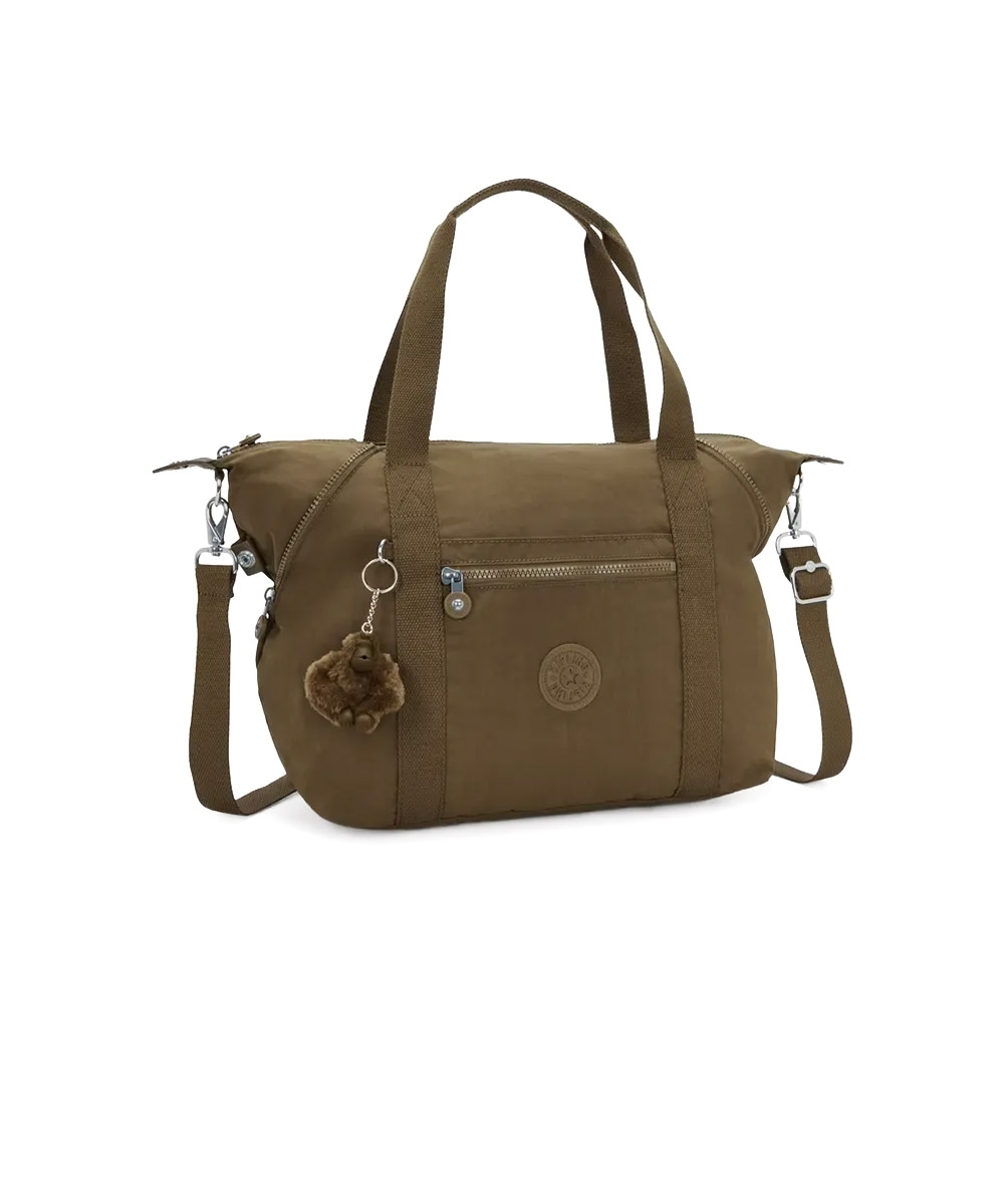 Bolsa Kipling Art Smooth Khaki Marrom