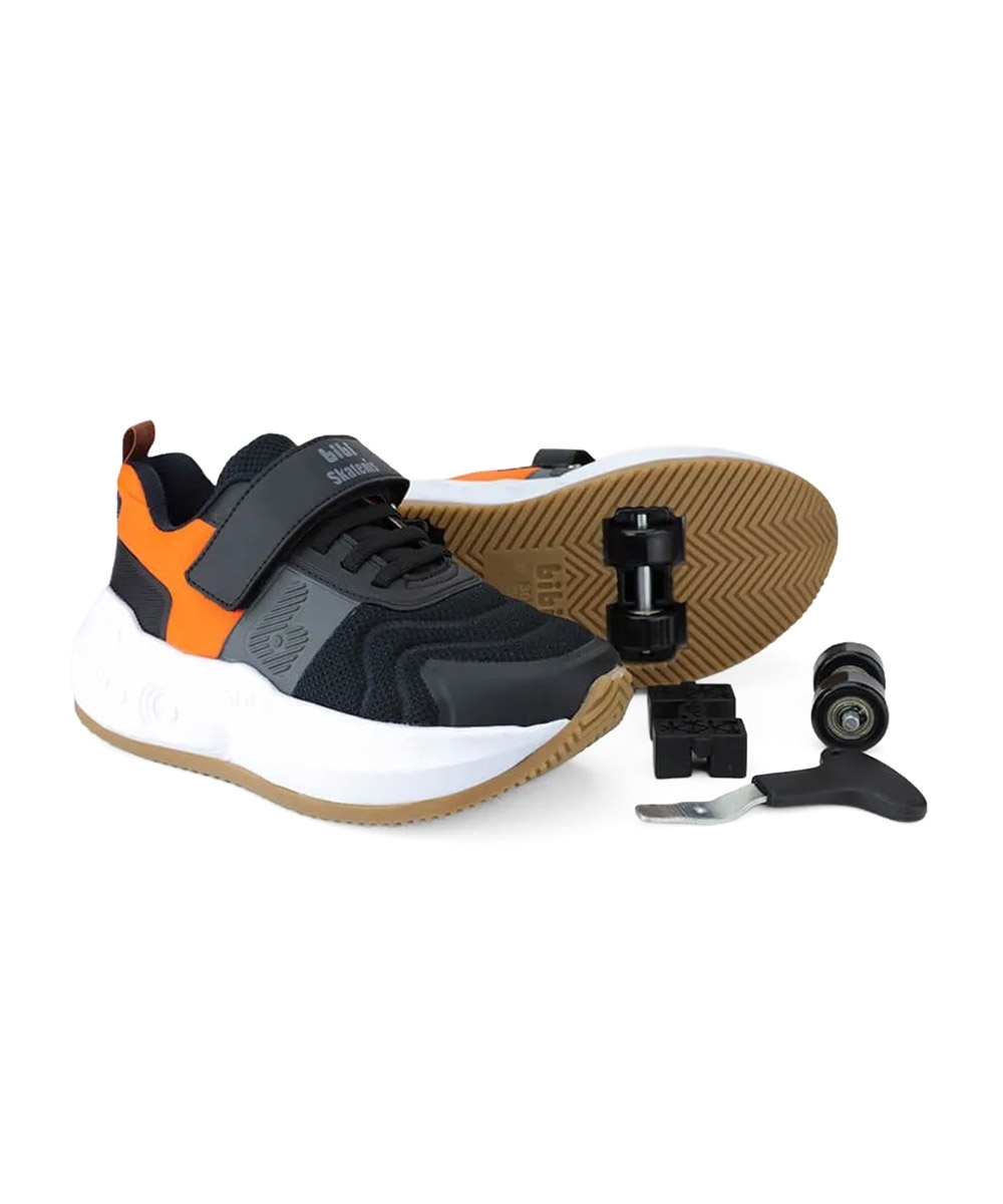 Tênis Infantil Bibi Com Rodinhas Skatenis Skts-01 Preto