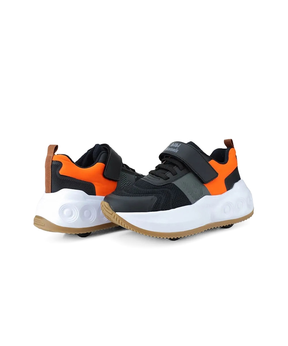 Tênis Infantil Bibi Com Rodinhas Skatenis Skts-01 Preto