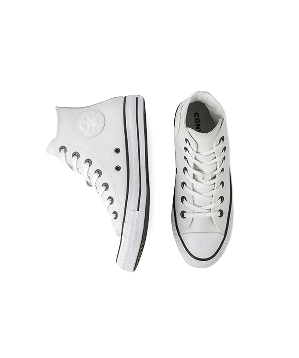 Tênis Cano Alto Chuck Taylor All Star Couro Branco