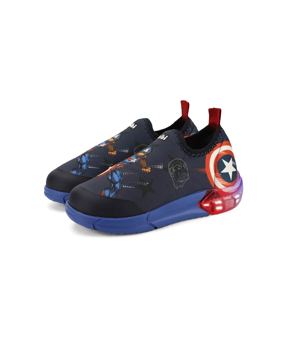 Tênis Infantil Bibi Space Capitão América Marinho