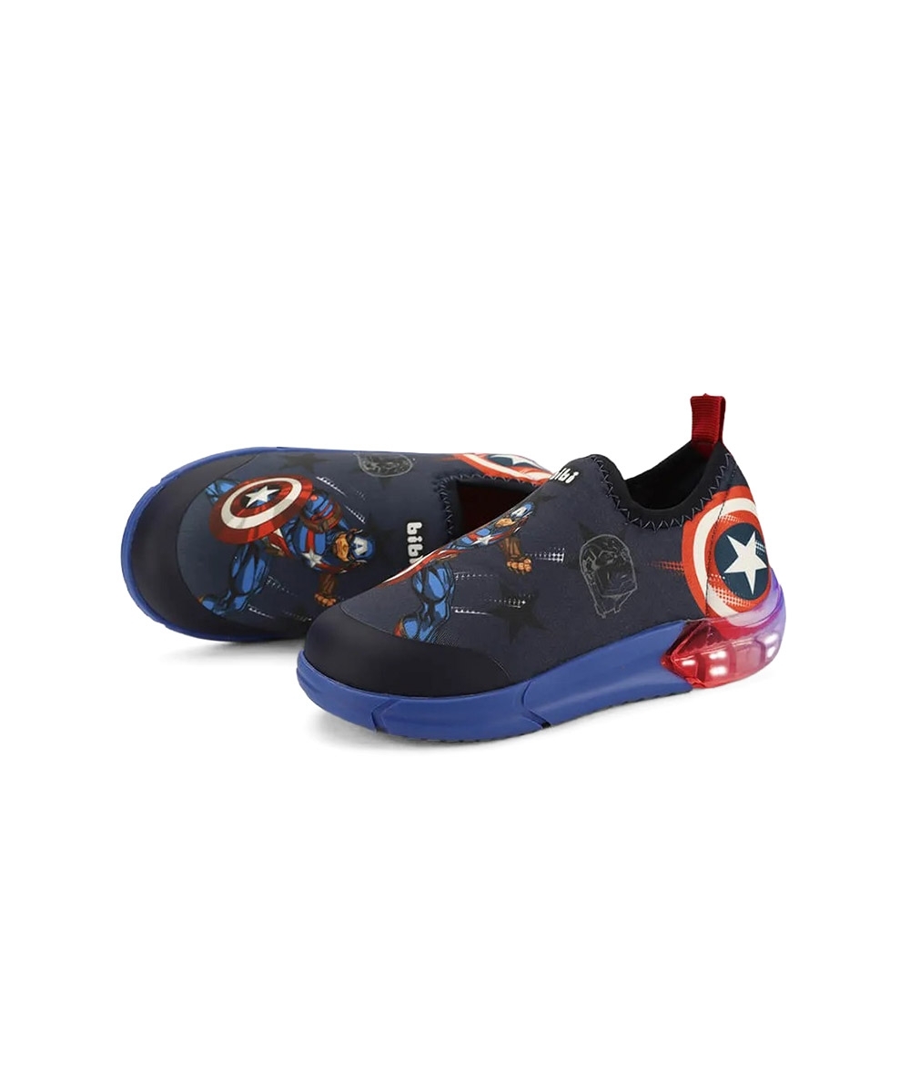 Tênis Infantil Bibi Space Capitão América Marinho