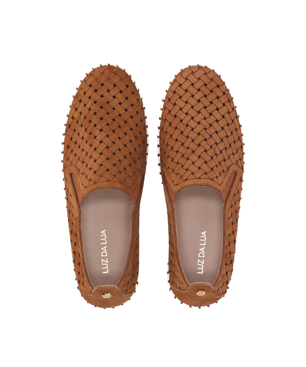 Tênis Feminino Luz Da Lua Toscana Couro Caramelo