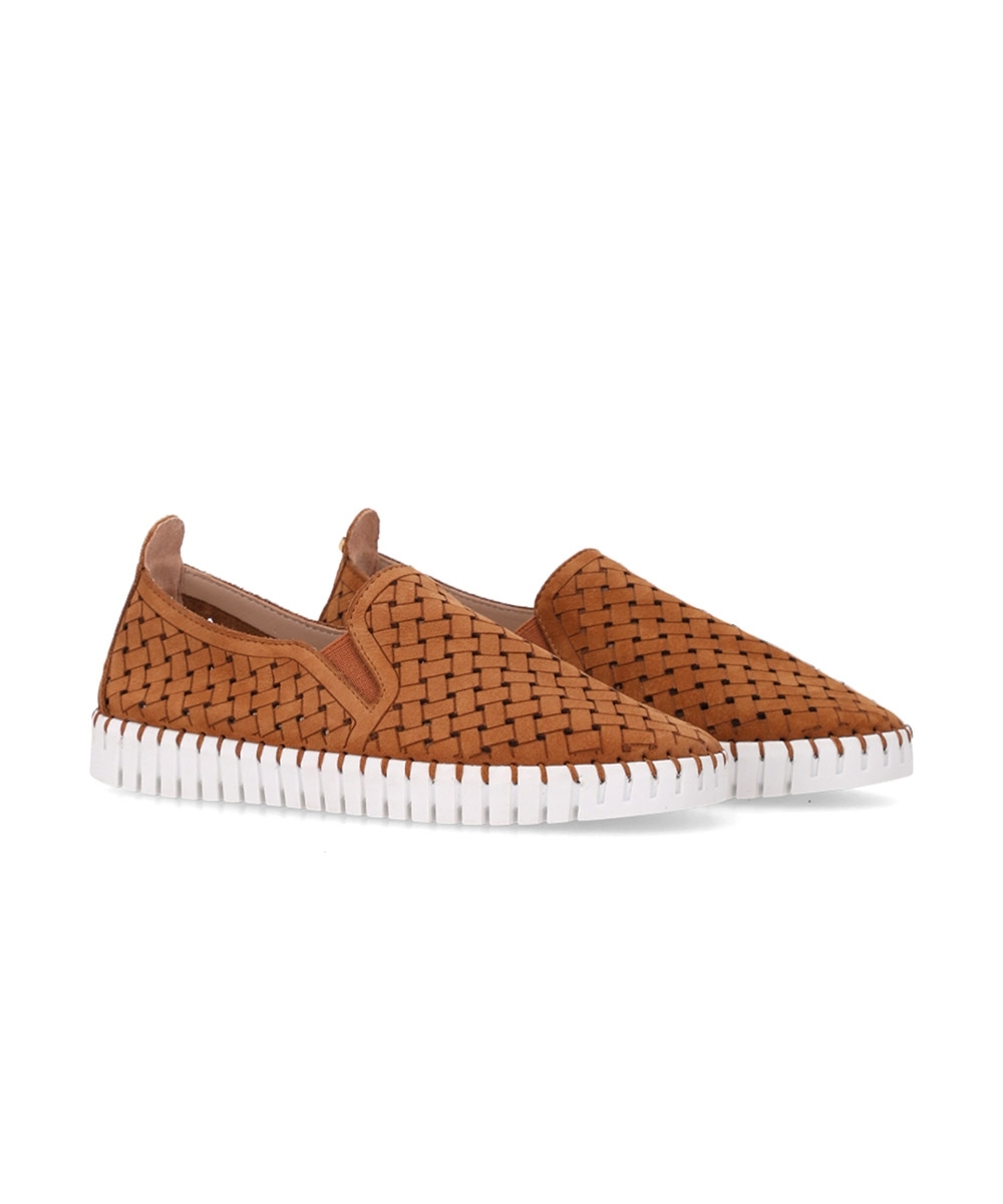 Tênis Feminino Luz Da Lua Toscana Couro Caramelo