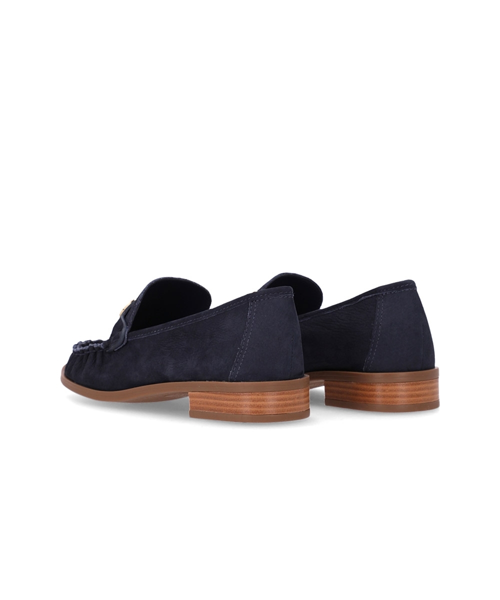 Mocassim Feminino Luz Da Lua Couro Marinho