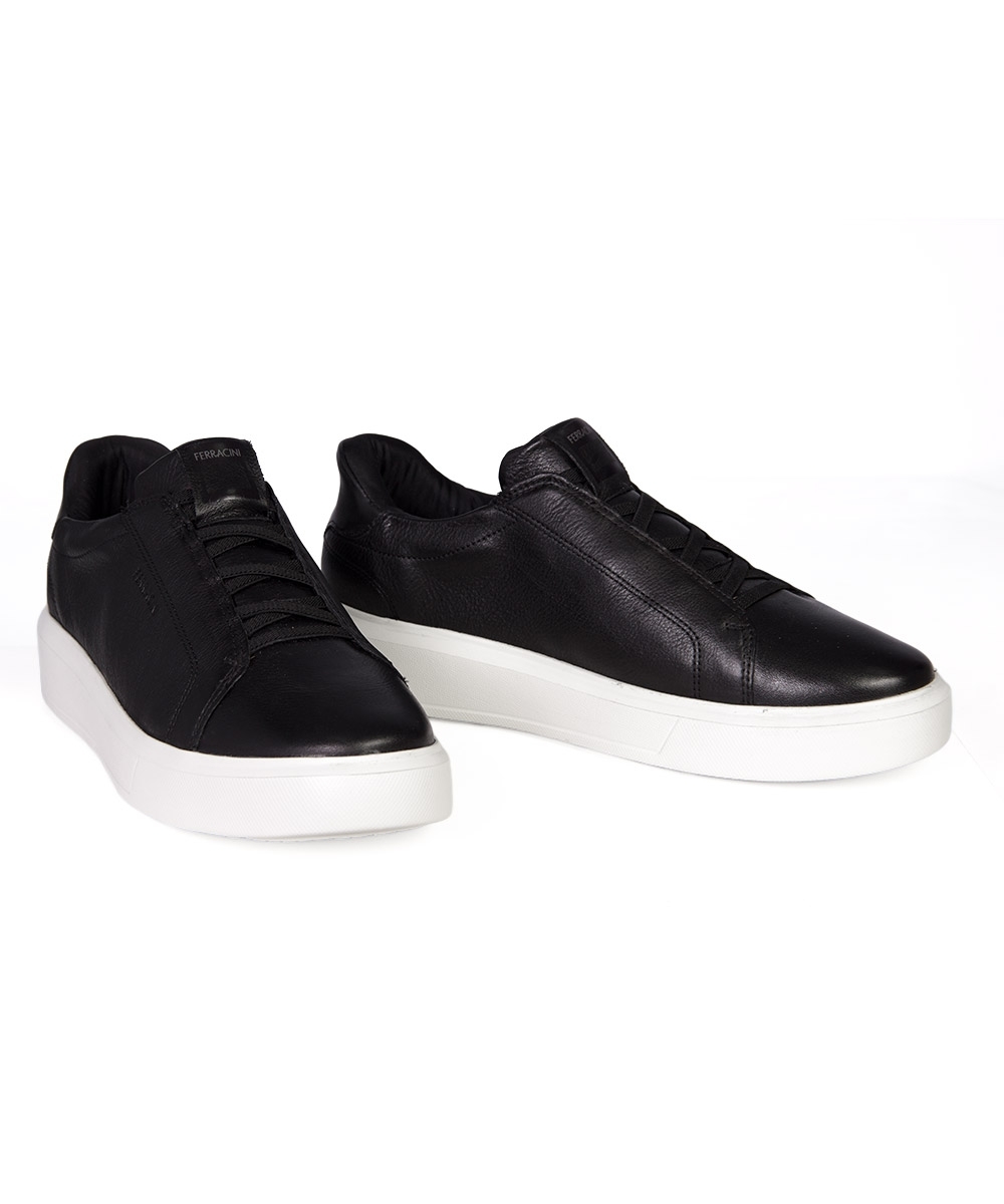 Tênis Masculino Ferracini Flip Couro Preto