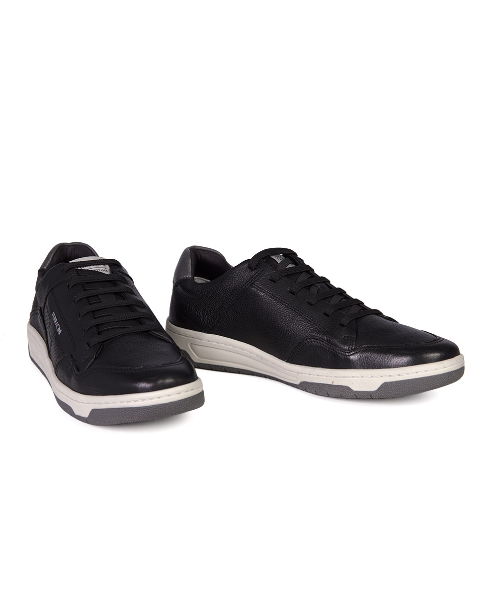 Tênis Ferracini Búzios Masculino Couro Preto