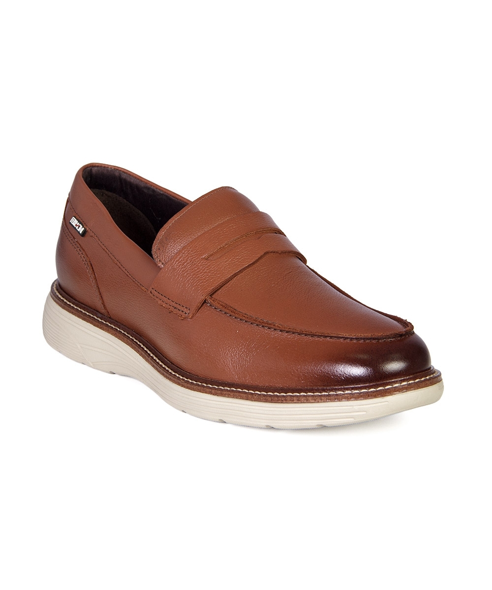 Sapato Masculino Ferracini Slip On Couro Marrom