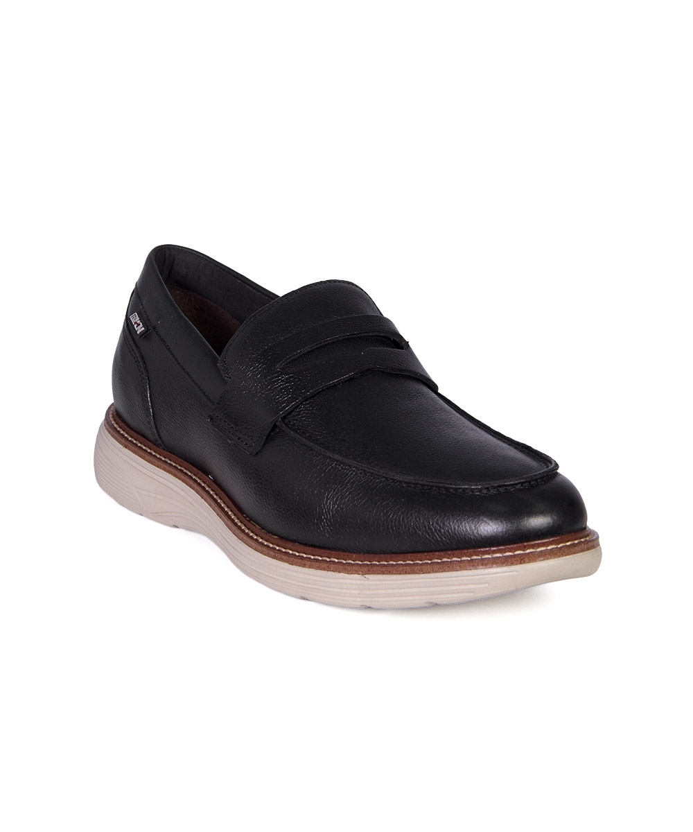 Sapato Masculino Ferracini Slip On Couro Preto