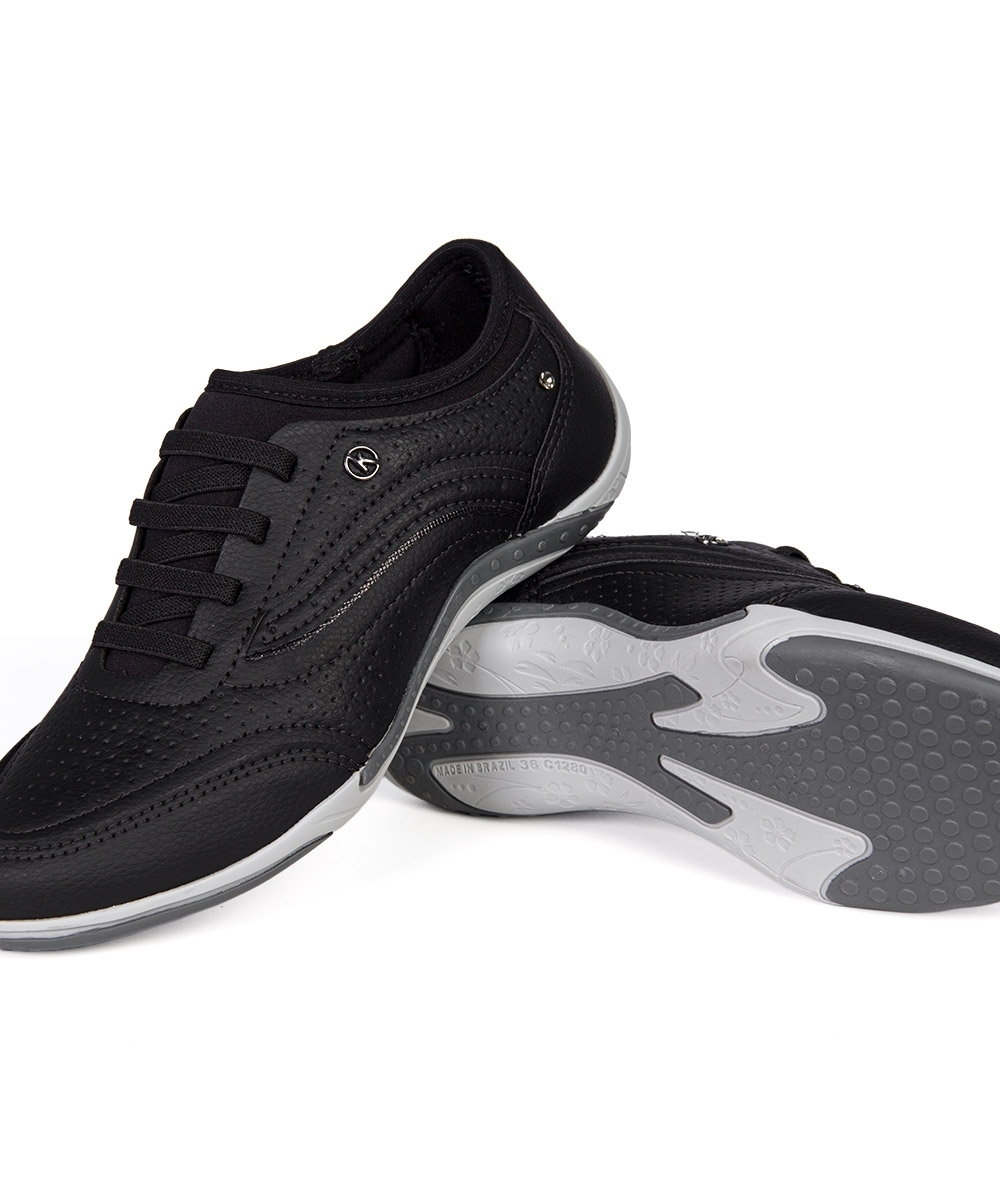 Tênis Feminino Kolosh Casual Calce Fácil Preto