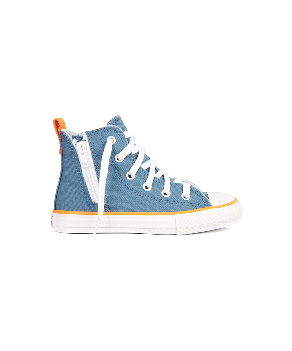 Tênis Infantil All Star Converse Ck0909 Azul/laranja