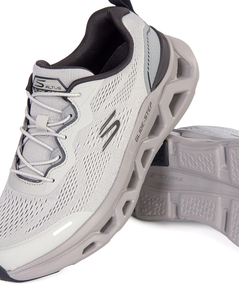 Tênis Masculino Skechers Glide Step Cinza